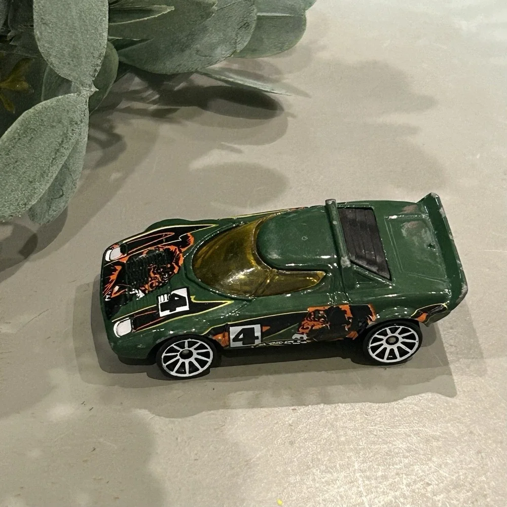 Hot Wheels Lancia Stratos‎  10sp Green 1/64 2001 Gorilla #4